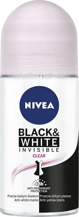 Рол он NIVEA Clear Invisible B&W 50 мл.