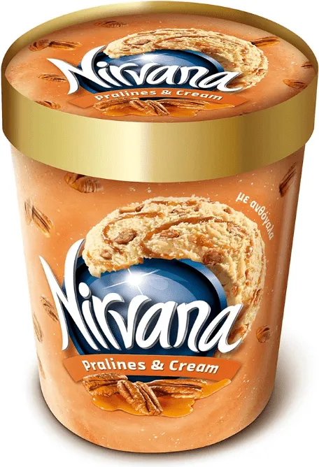 Сладолед NIRVANA Pralines&Cream 360 г