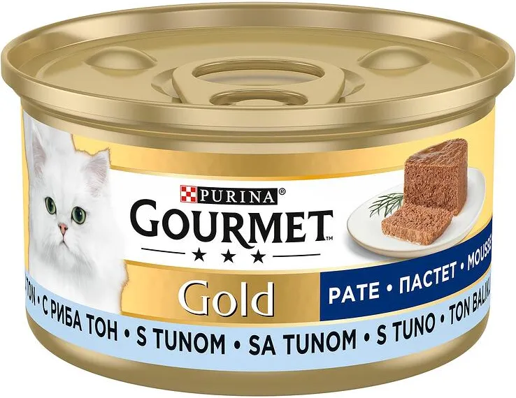 Пастет за котки GOURMET риба тон 85 г