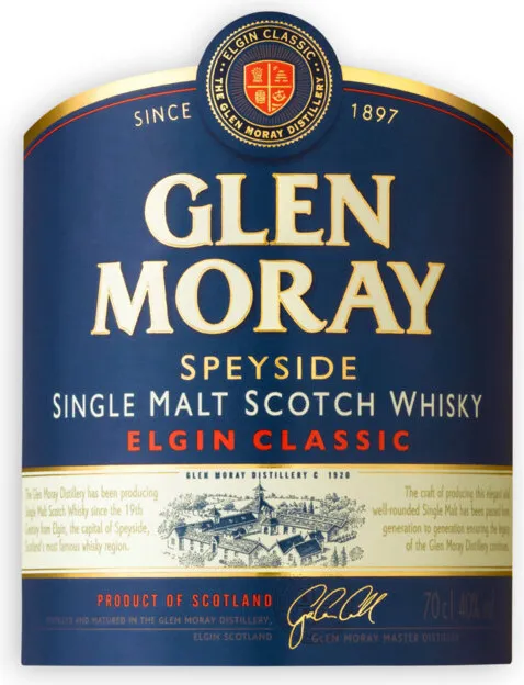 Уиски GLEN MORAY Classic 40% 700мл