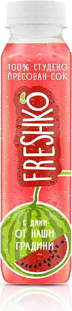 Студено пресован сок FRESHKO 100% диня 1 л.