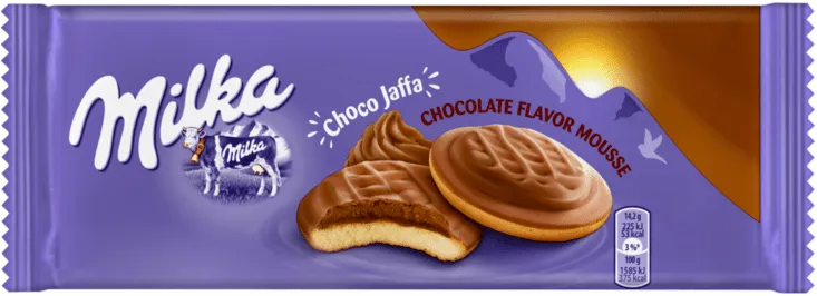 Бисквити MILKA chocojaffa 128 г