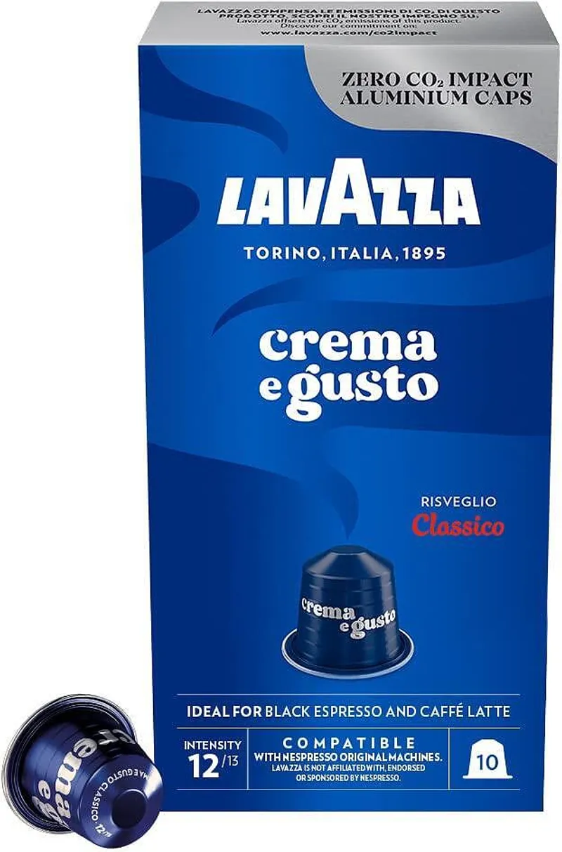 Кафе капсули LAVAZZA Crema e Gusto Risveglio Classico 10 бр. (Nespresso)