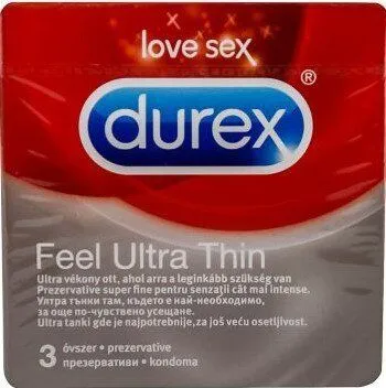 Презервативи DUREX Feel Ultra Thin 3 бр.