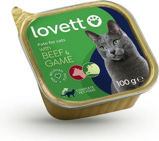 Пастет коте  LOVETT говеждо месо 100г