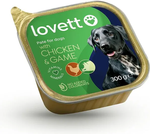 Пастет куче LOVETT пиле  300г