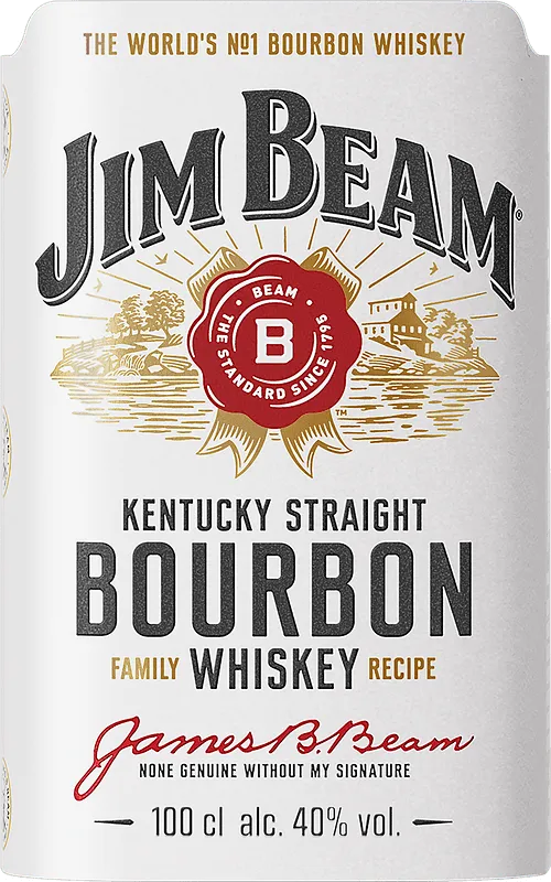 Бърбън уиски JIM BEAM 40% алк. 1 л