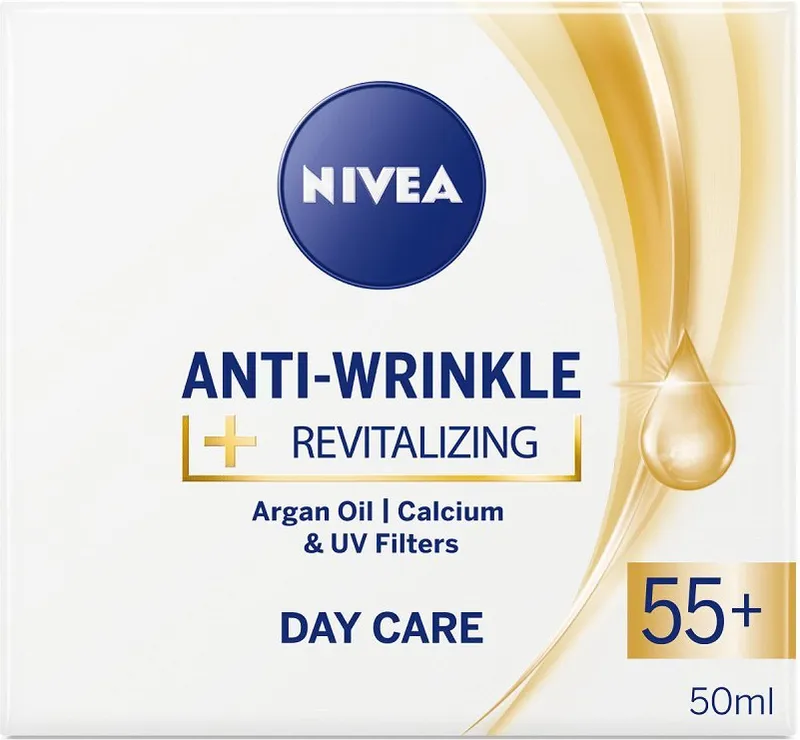 Дневен крем NIVEA против бръчки 55+, 50мл