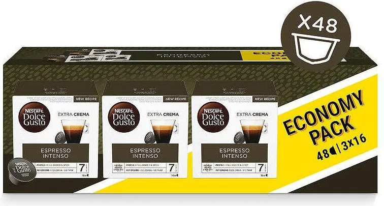 Кафе капсули NESCAFE Dolce Gusto Espresso Intenso Extra Crema 48 бр.