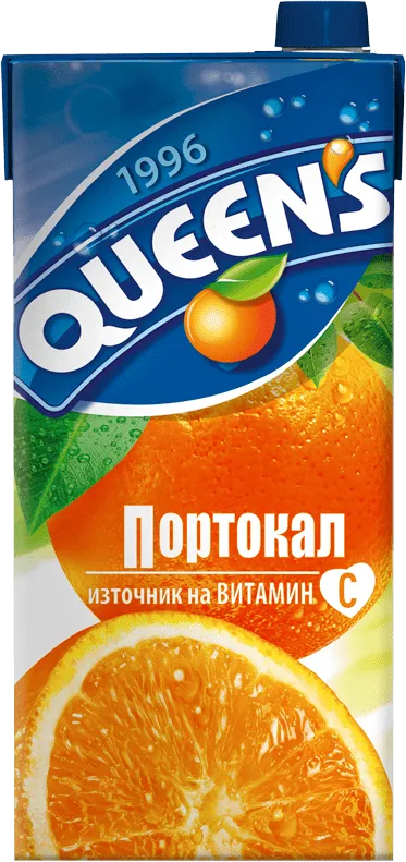 Сок QUEENS портокал 50% 2л