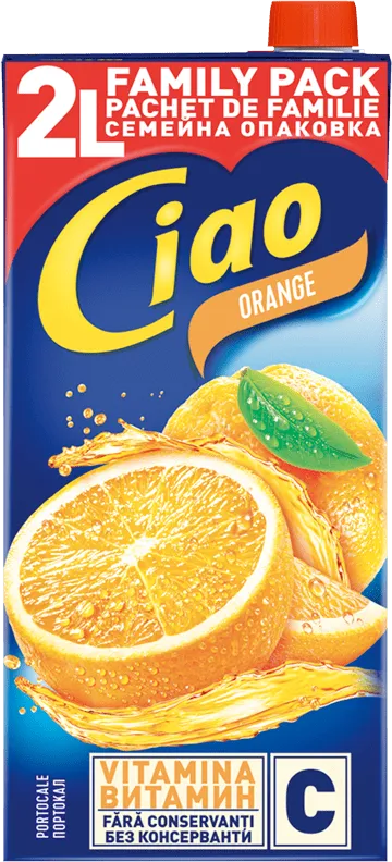 Плодова напитка CIAO портокал 2л