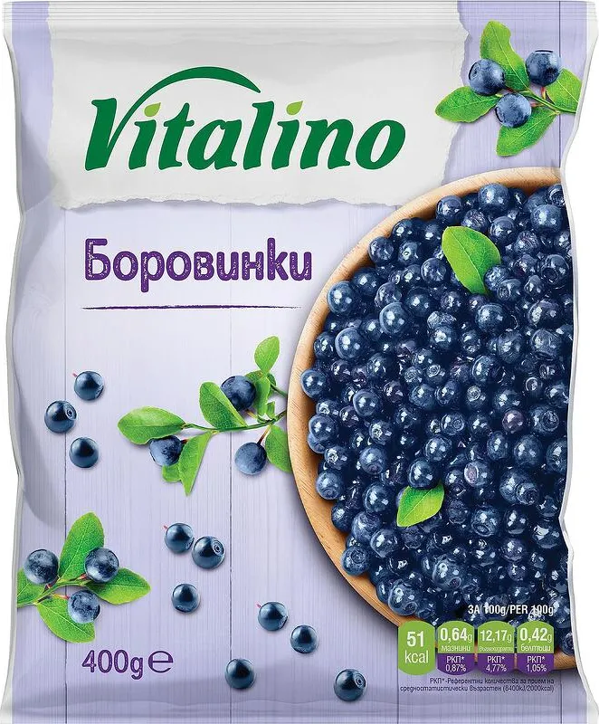 Замразени боровинки VITALINO 400 гр.