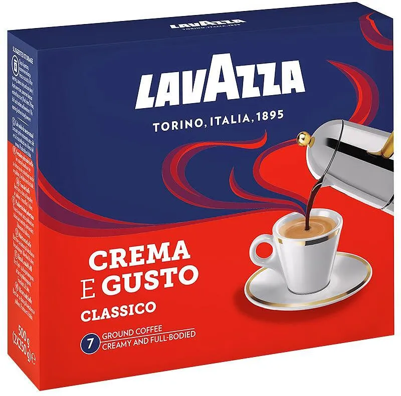 Кафе LAVAZZA Crema e Gusto Classico 2x250 гр.