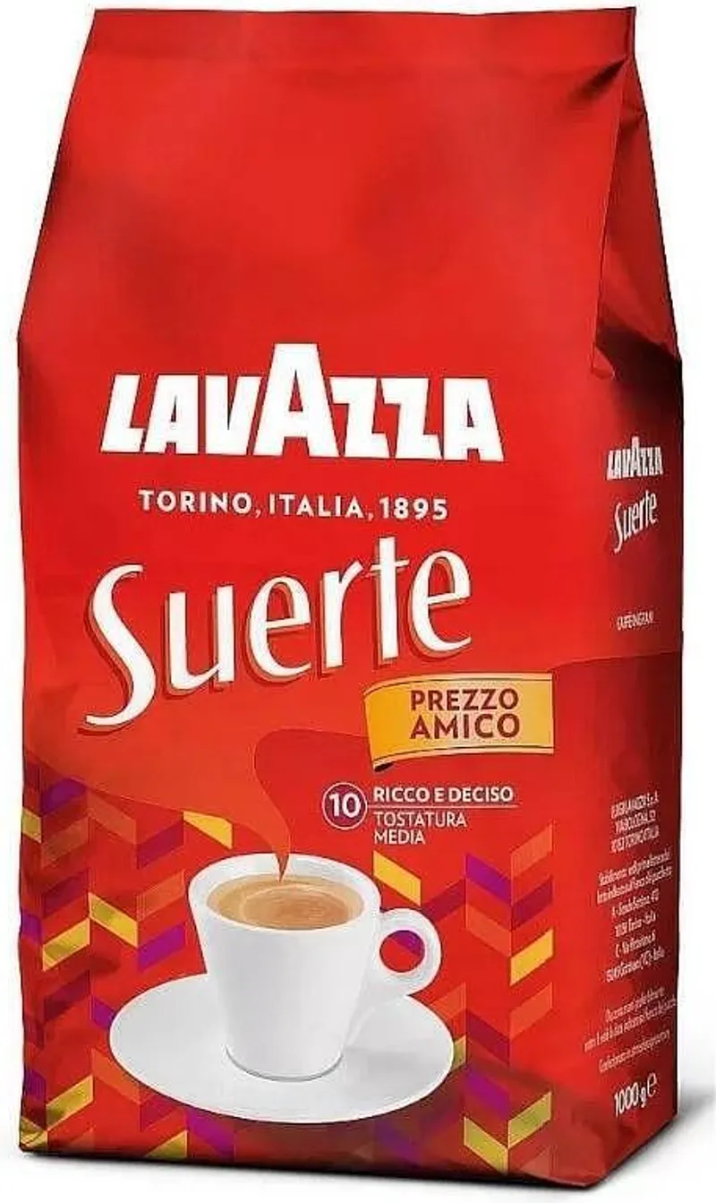 Кафе LAVAZZA Suerte зърна 1кг