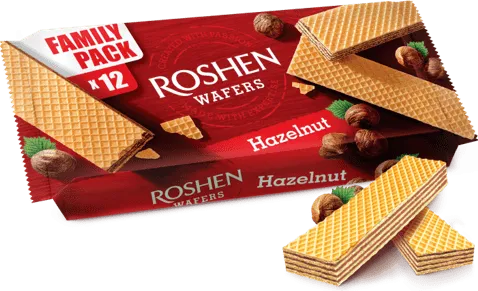 Вафли ROSHEN лешник 216 г