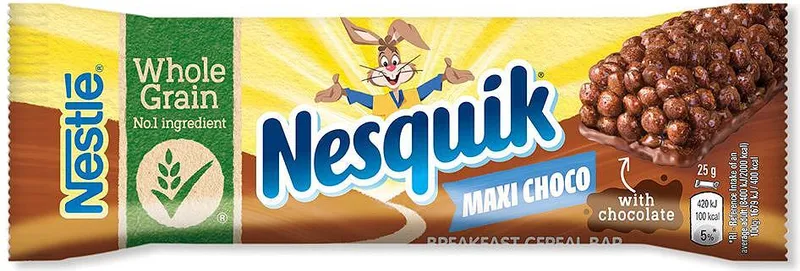 Зърнен десерт NESTLÉ® Nesquik® Maxi Choco 25g