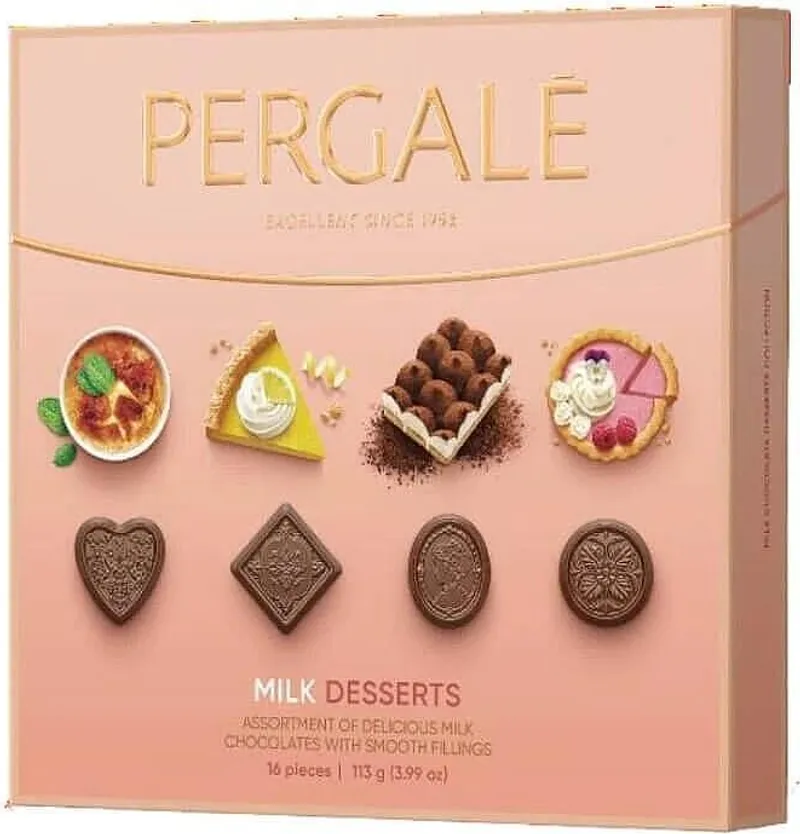 Бонбони PERGALE Milk Desserts 113 г, 16 бр.