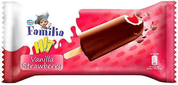 Сладолед FAMILIA HIT ягода стик 58гр
