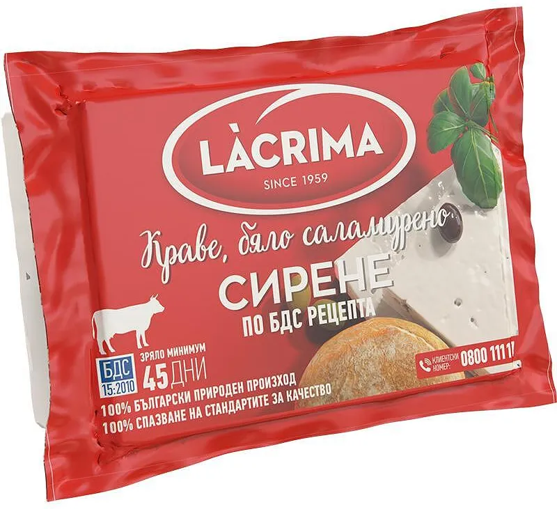 Краве сирене LACRIMA по БДС 350 гр.