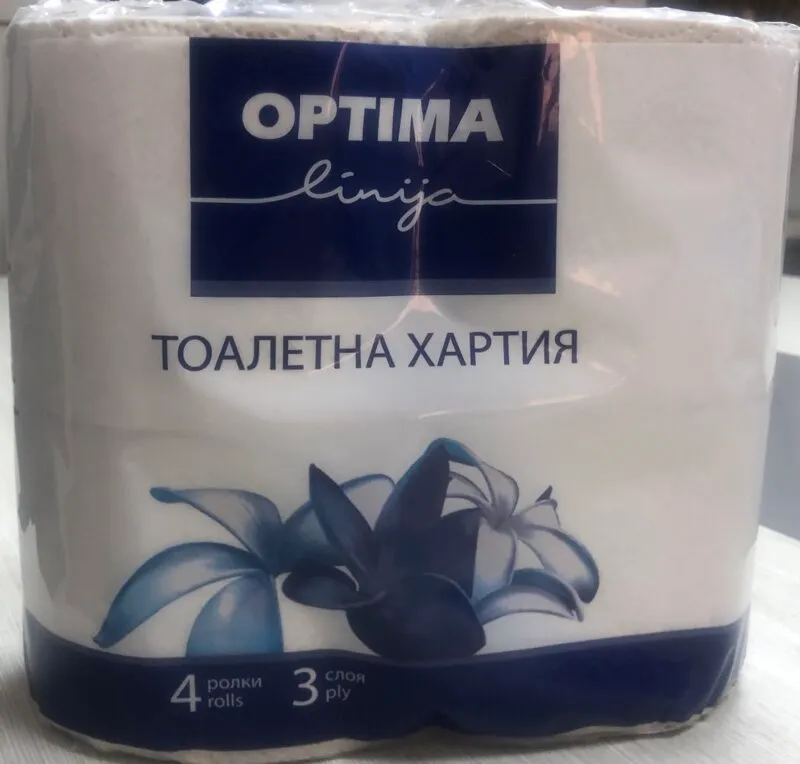 Тоалетна хартия OPTIMA LINIJA Maxi 2 пласта 4 броя