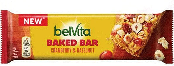 Бисквита BELVITA червени боровинки и лешници 40 гр.