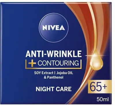 Крем против бръчки NIVEA 65+, нощен 50мл