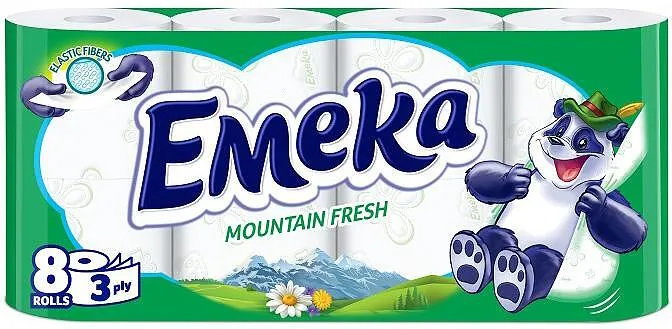 Тоалетна хартия EMEKA MountainFresh 3пл 8бр