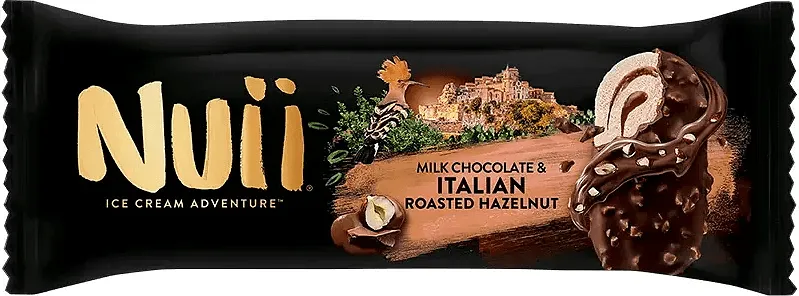 Сладолед NUII Milk Chocolate & Italian Roasted Hazelnut 66 гр.