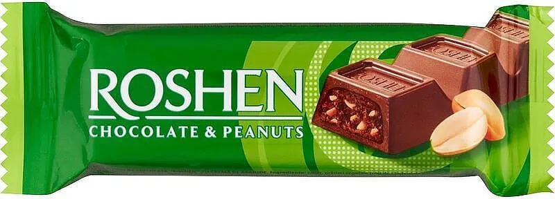 Десерт ROSHEN млечен шоколад с фъстъци 29 г