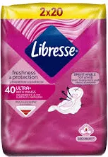 Дамски превръзки LIBRESSE Ultra Normal wing 40 бр