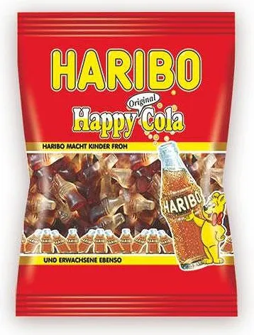 Желирани бонбони HARIBO хепи кола 100гр