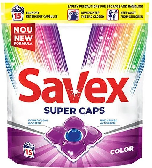 Капсули за пране SAVEX SC Color 15бр