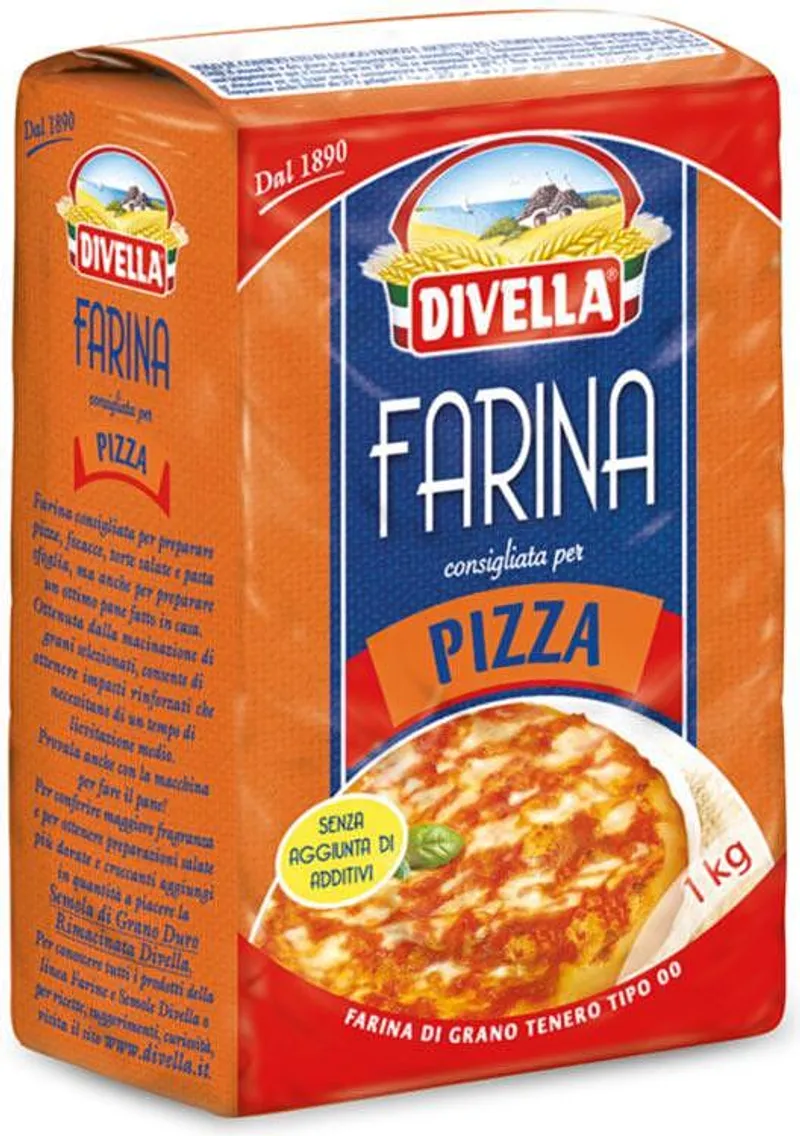 Брашно за пица DIVELLA тип 00 1 кг.