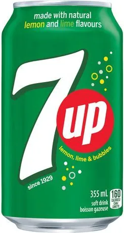 Газирана напитка 7UP кен, 330мл