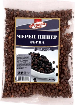 Черен пипер зърна NATURALE FOODS 40гр