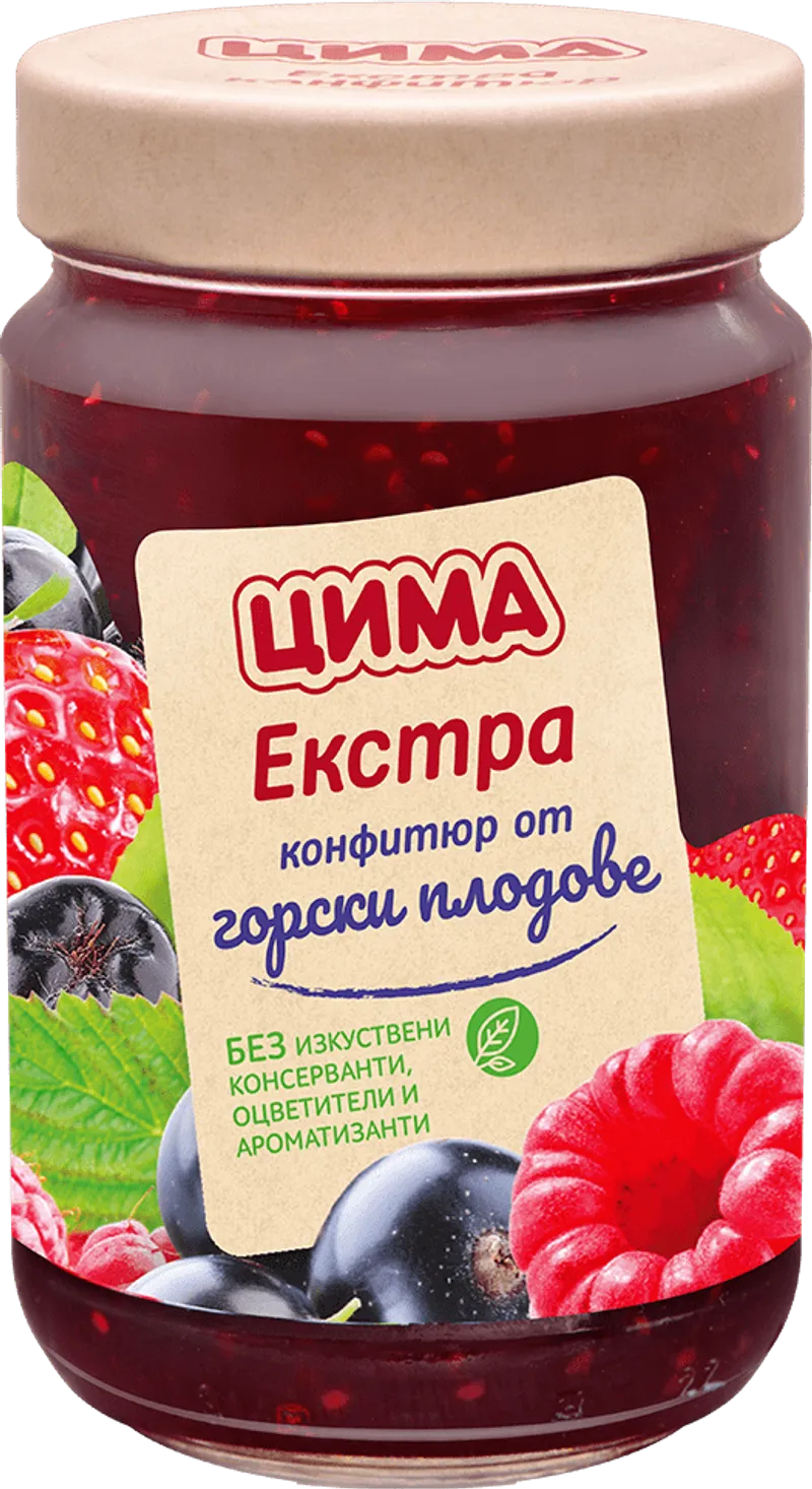 Конфитюр CIMA горски плодове 360 г