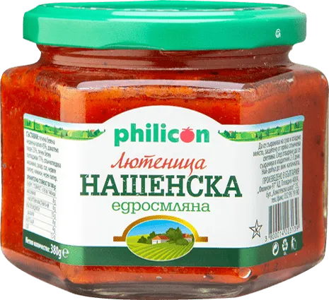 Лютеница PHILICON нашенска едросмляна 380 гр.