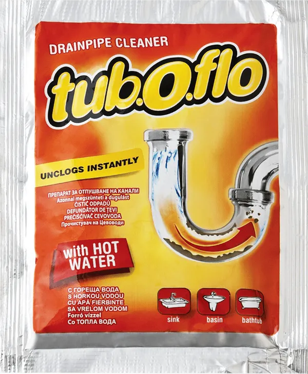 Препарат TUB-O-FLO за канали топла вода 100 г