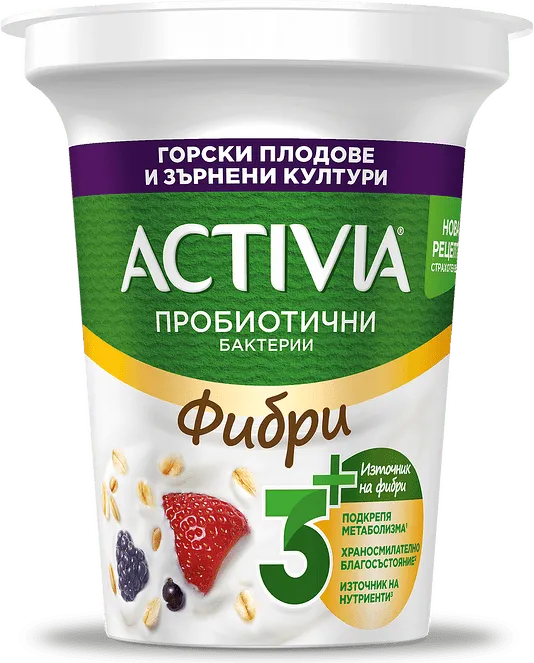 ACTIVIA фибри с горски плодове 280 г