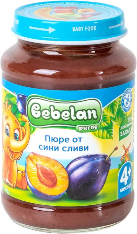 Пюре BEBELAN Сливи 4+ месеца 190 г