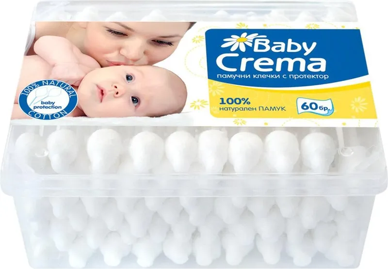 Клечки за уши BABY CREMA 60 бр.