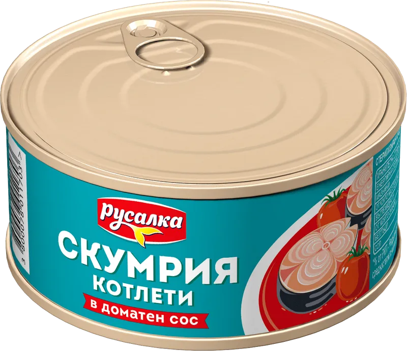 Скумрия  котлет РУСАЛКА доматен  сос 300 г