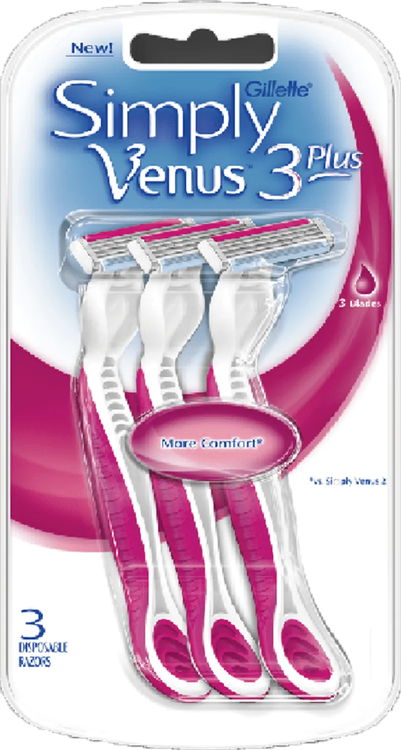 Самобръсначка VENUS 3 Plus 3 бр.