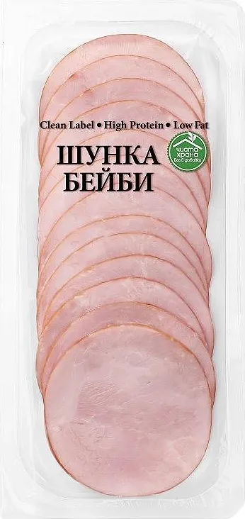 Бейби шунка Чиста Храна слайс 120 гр.