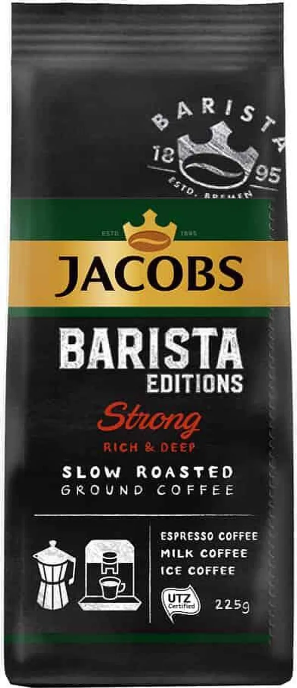 Кафе JACOBS BARISTA Strong мляно 225 гр.