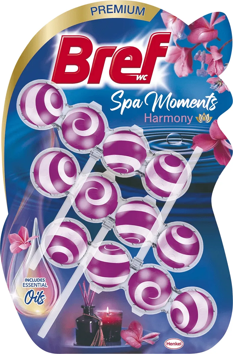 WC блок BREF Premium Spa Moments Harmony 3x50 г