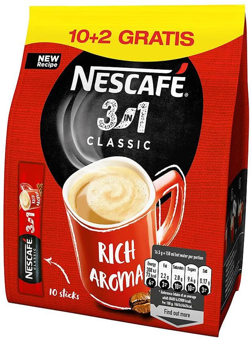 NESCAFE 3 в 1 Classic 12 бр. x 16.5 гр.