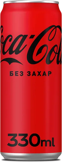 Газирана напитка COCA-COLA Zero кен 330 мл.