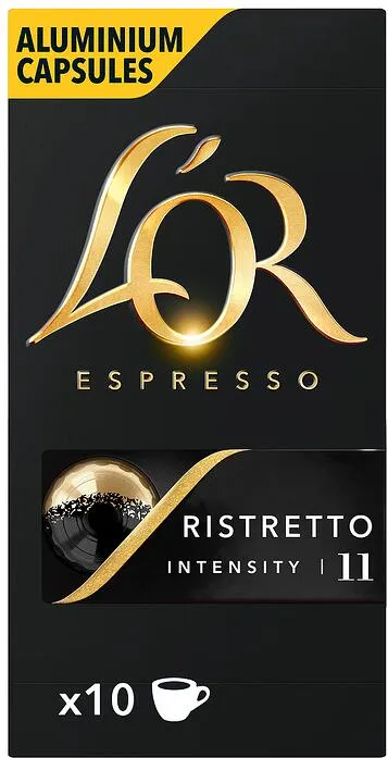 Кафе L OR RISTRETTO капсули 10x10 52гр.